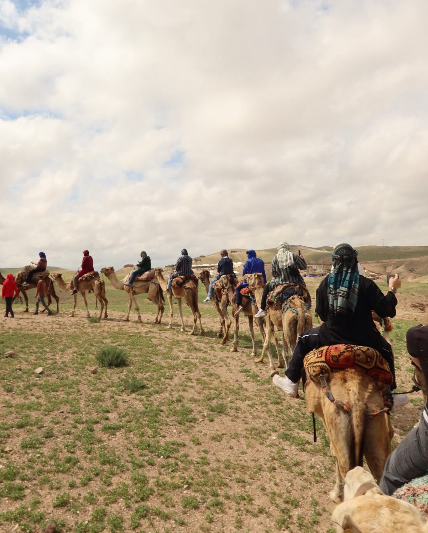 Camel ride in Morocco